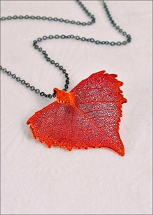 Real Leaf Jewelry | Real Leaf Pendant