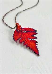 Real Leaf Jewelry | Real Leaf Pendant