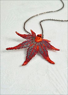 Real Leaf Jewelry | Real Leaf Pendant