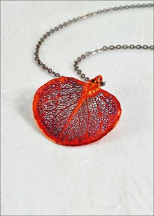 Real Leaf Jewelry | Real Leaf Pendant