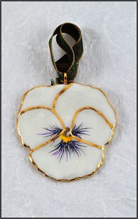 Real Pansy | Real Flower Ornament