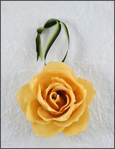 Real Rose Ornament | Real Flower Ornament