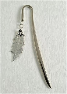 Real Leaf Bookmark | Pointed Oak Leaf Bookmark