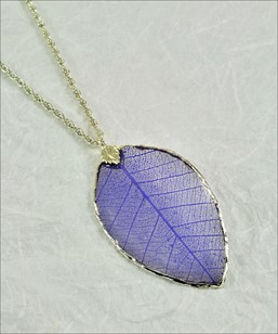 Rubber Leaf l Leaf Necklace l Real Leaf Necklace