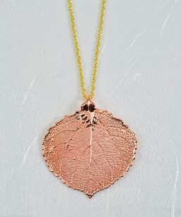 Real Leaf Jewelry | Real Leaf Necklace | Real Leaf Pendant