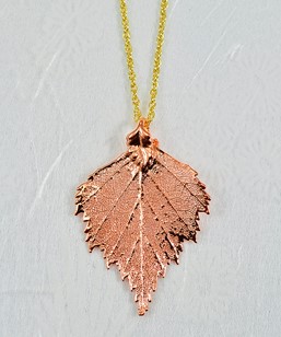 Real Leaf Jewelry | Real Leaf Necklace | Real Leaf Pendant