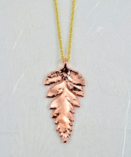 Real Leaf Jewelry | Real Leaf Necklace | Real Leaf Pendant