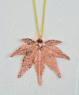 Real Leaf Jewelry | Real Leaf Necklace | Real Leaf Pendant