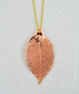 Real Leaf Jewelry | Real Leaf Necklace | Real Leaf Pendant
