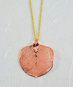 Real Leaf Jewelry | Real Leaf Necklace | Real Leaf Pendant