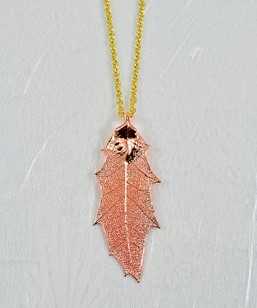 Real Leaf Jewelry | Real Leaf Necklace | Real Leaf Pendant