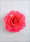 Large Open Blossom Bar Pin in Pink