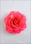 Large Open Blossom Bar Pin in Pink