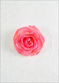 Medium Open Rose Blossom Pin in Pink