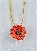 Daisy Pendant in Brown