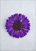 Gerbera Daisy Pin in Purple