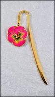 Pansy Bookmark - Pink