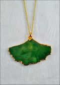 Gingko, Lacquered in Green