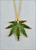 Japanese Maple, Lacquered in Green
