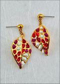 Red/Purple Bougainvillea Earrings