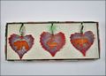 Set of 3 Silhouette Ornaments in Iridescent