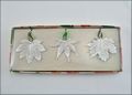 Custom Ornament Box - Set of 3 - Full Moon Maple, Japanese Maple and Sugar Maple