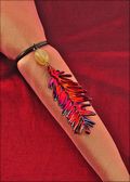 Beaded Redwood Needles Napkin Holder/Wine Charm in Iridescent