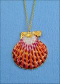 Gold Plated Pectin Pendant