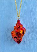 Cancelaria Nutmeg Shell Pendant in Iridescent