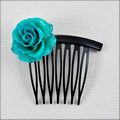 Large Light Blue Hair Comb