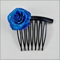 Large Dark Blue Hair Comb