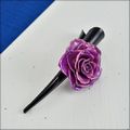 Rose Blossom Hair Clip in Lilac