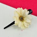 White Daisy Hair Clip