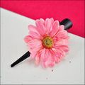 Light Pink Daisy Hair Clip