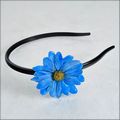 Blue Daisy Headband