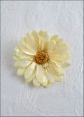 White Daisy Bar Pin