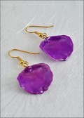 Rose Petal Earring - Lilac