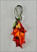 Double Iridescent Single Holly with Gold Berries
