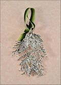 Cypress Ornament - Silver*