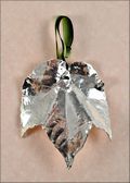 Grape Leaf Ornament - Silver*