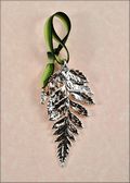 Fern Ornament - Silver*