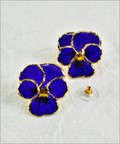 Viola Earrings, Lavender