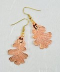 Oak Leaf Earring - Rose Gold