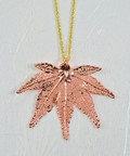 Japanese Maple Necklace - Rose Gold